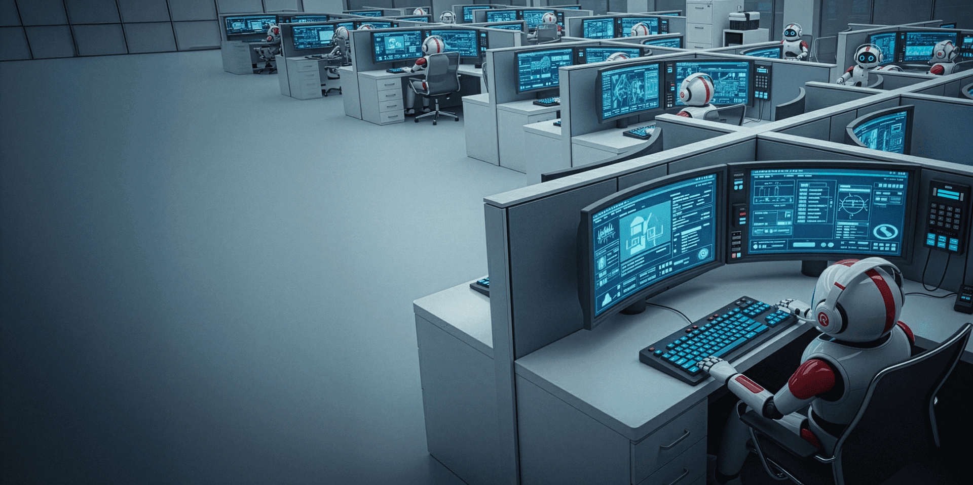 SWISS AI CALLCENTER team collaborating